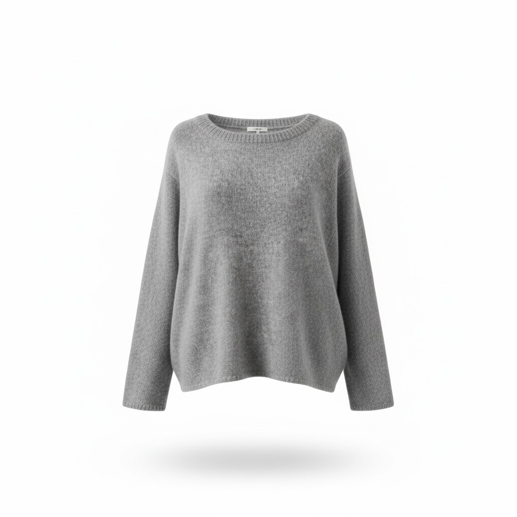 BRUSHED COOL ISCHGL SWEATER - GREY