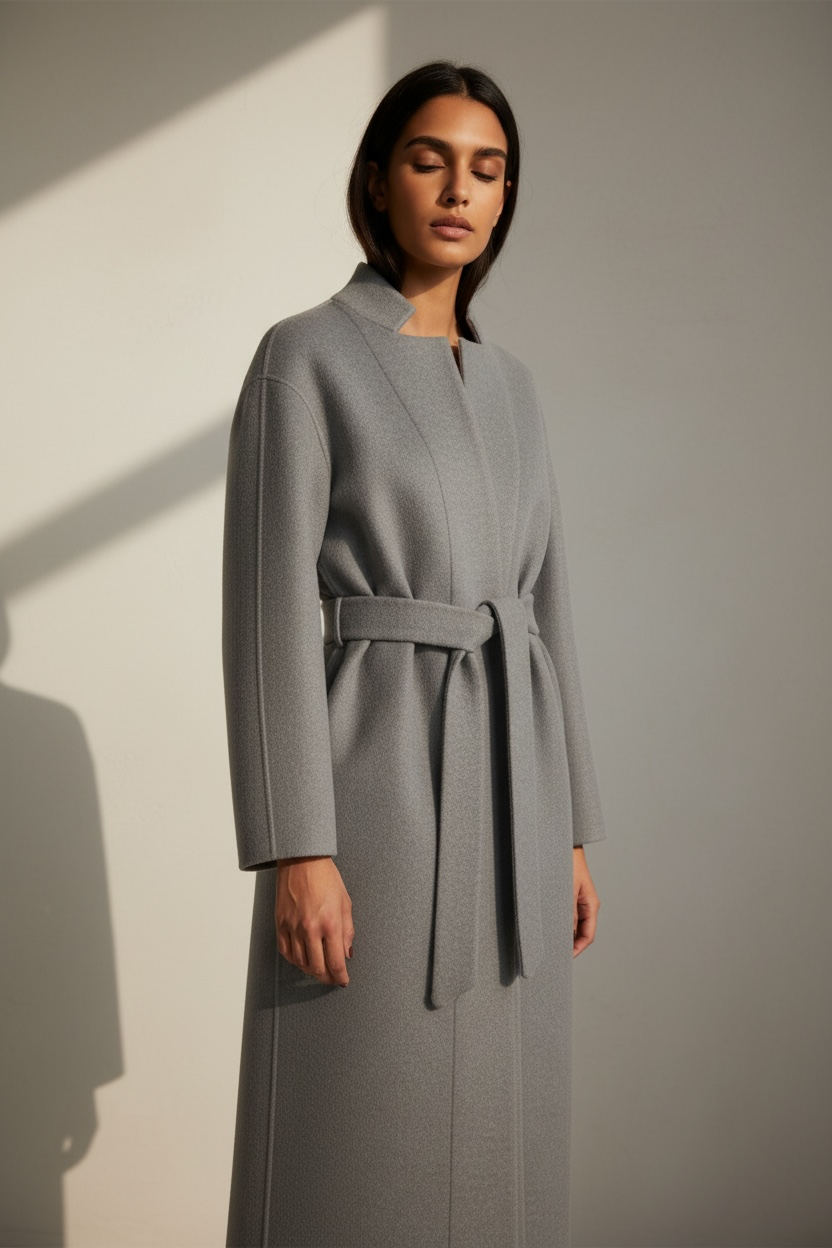 BRUSHED MAISON CARDIGAN - GREY