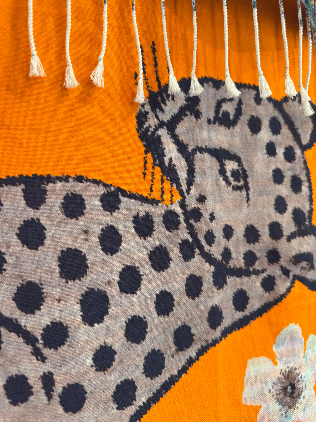 VENICE LEOPARD BEACH TOWEL