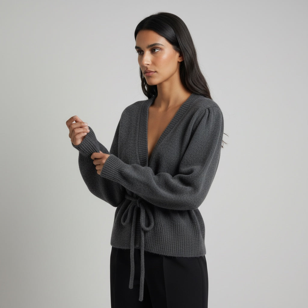 CLARA CARDIGAN - THUNDER