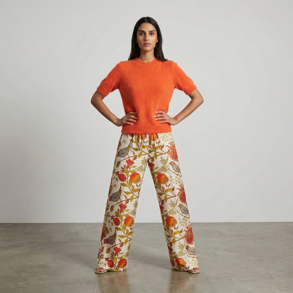 EDEN HIGH WAIST PANTS - OFFWHITE