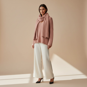 NELLI SWEATER + MARIE SCARF SET - TUSCANY