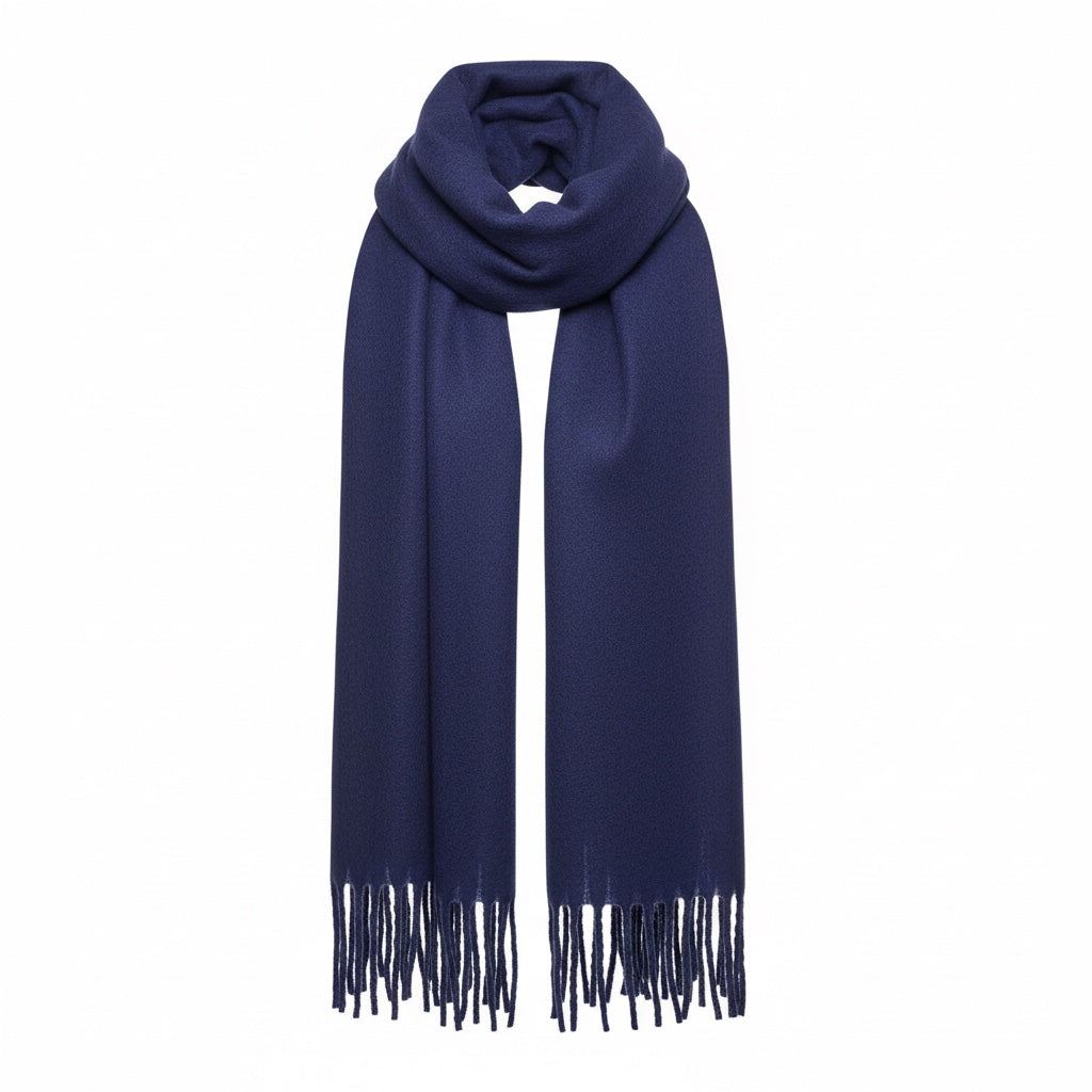 TILDA SPRAYED SCARF - NAVY
