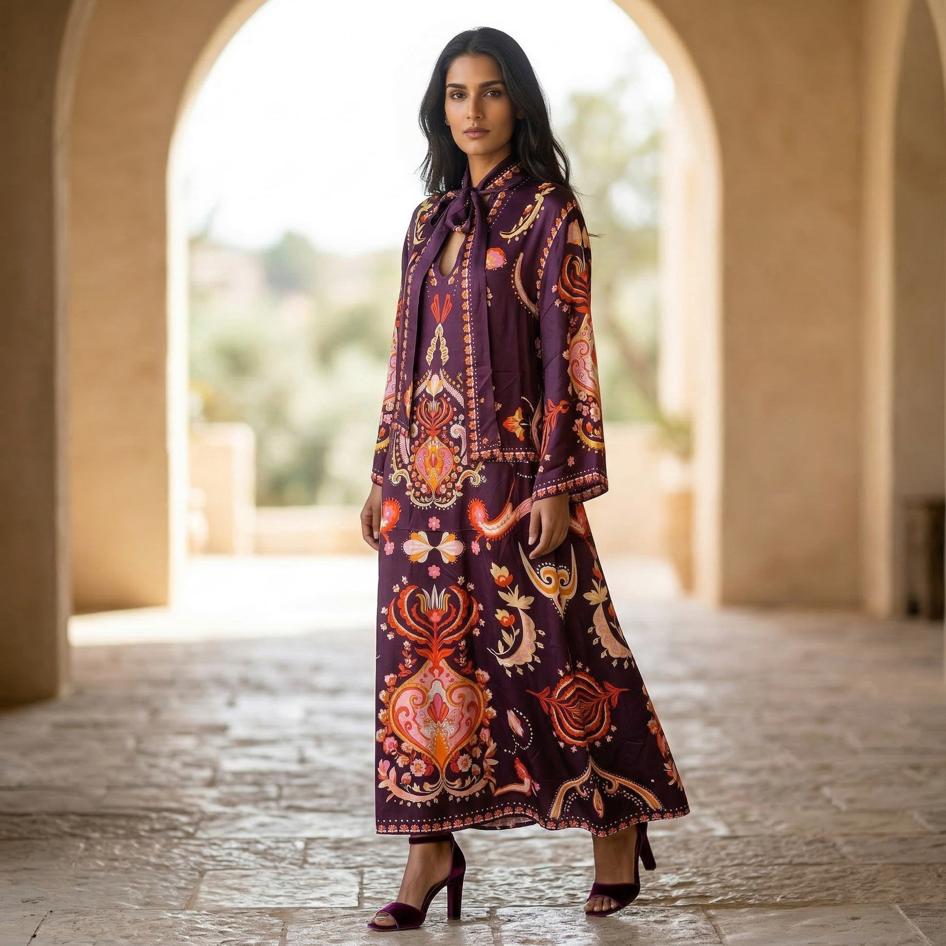 ARABICA PRINCESS DRESS - SIENNA