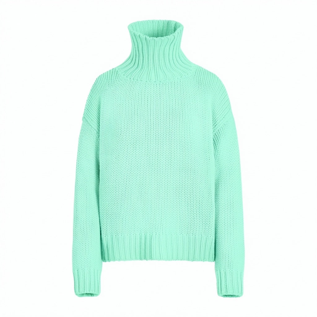 GABRIELLE SWEATER - SEA FOAM