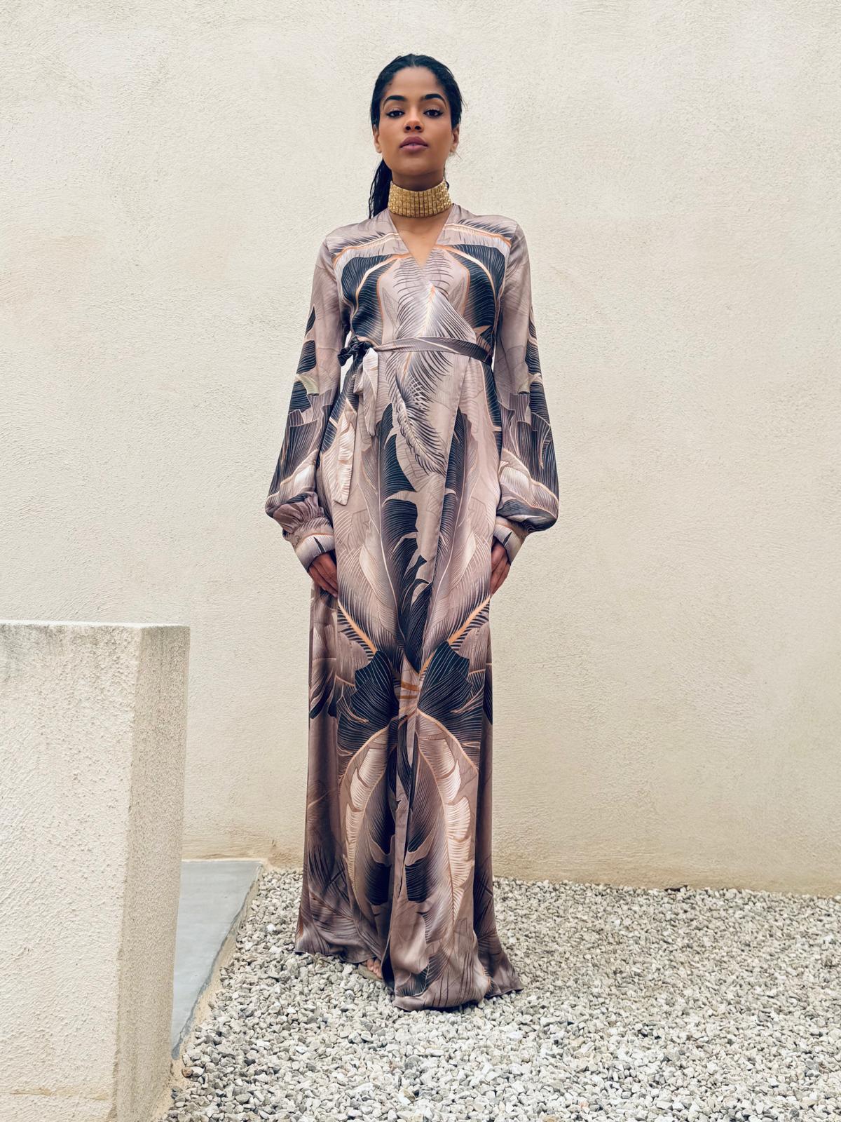 VERDLEAF MILLI DRESS - TAUPE