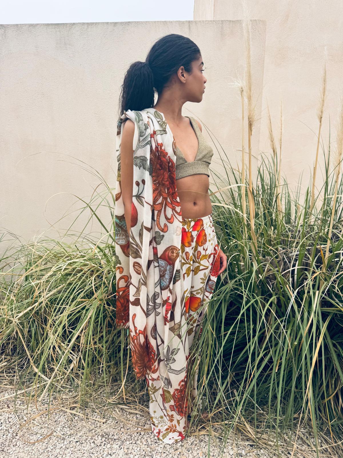 EDEN HIGH WAIST PANTS - OFFWHITE