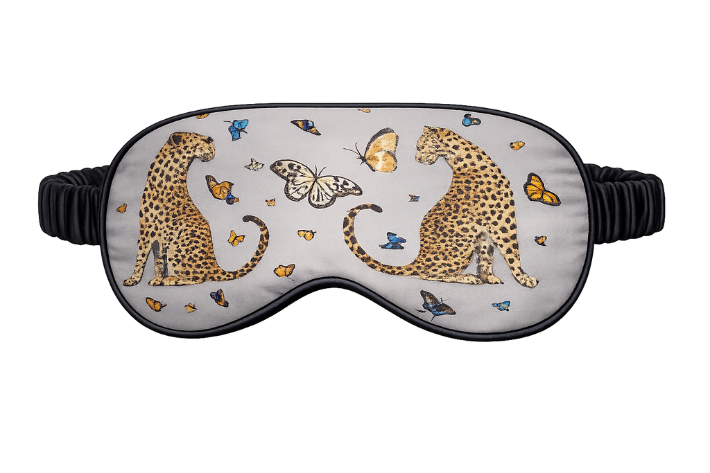 LEO & BUTTERFLY EYE MASK - GREY