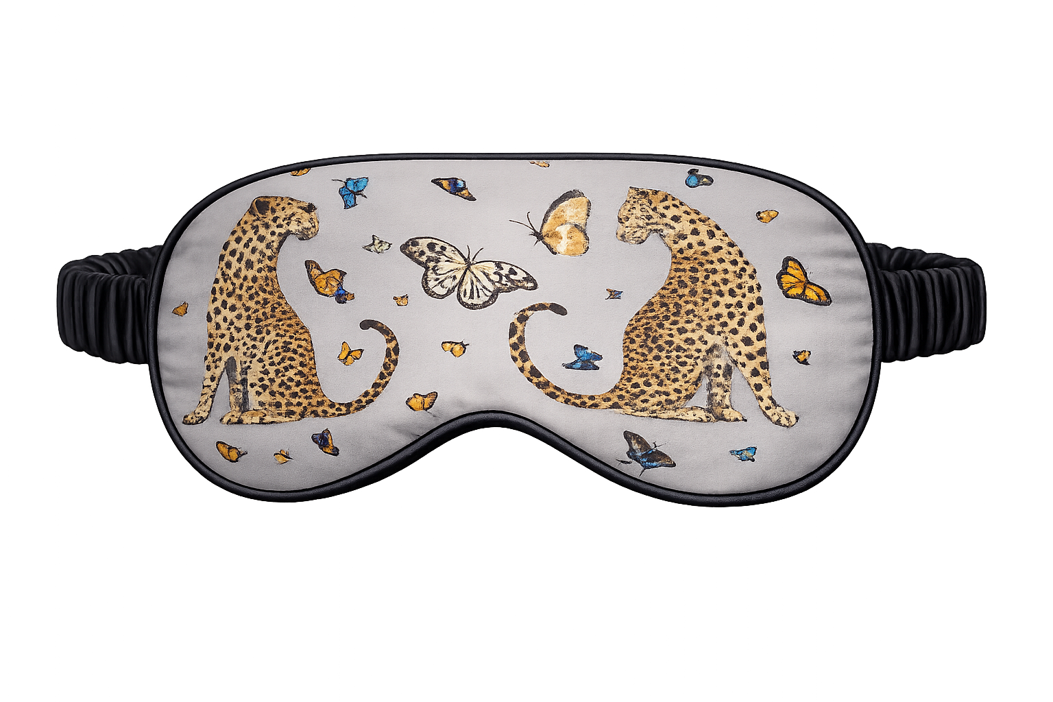 LEO & BUTTERFLY EYE MASK - GREY