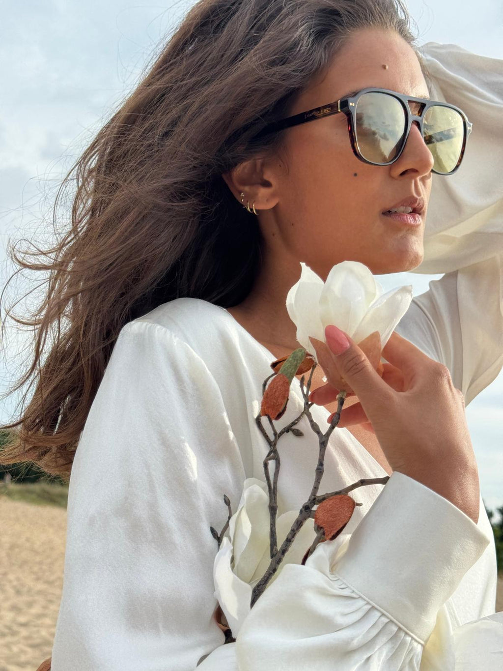 MILLI DRESS PLAIN - CREME