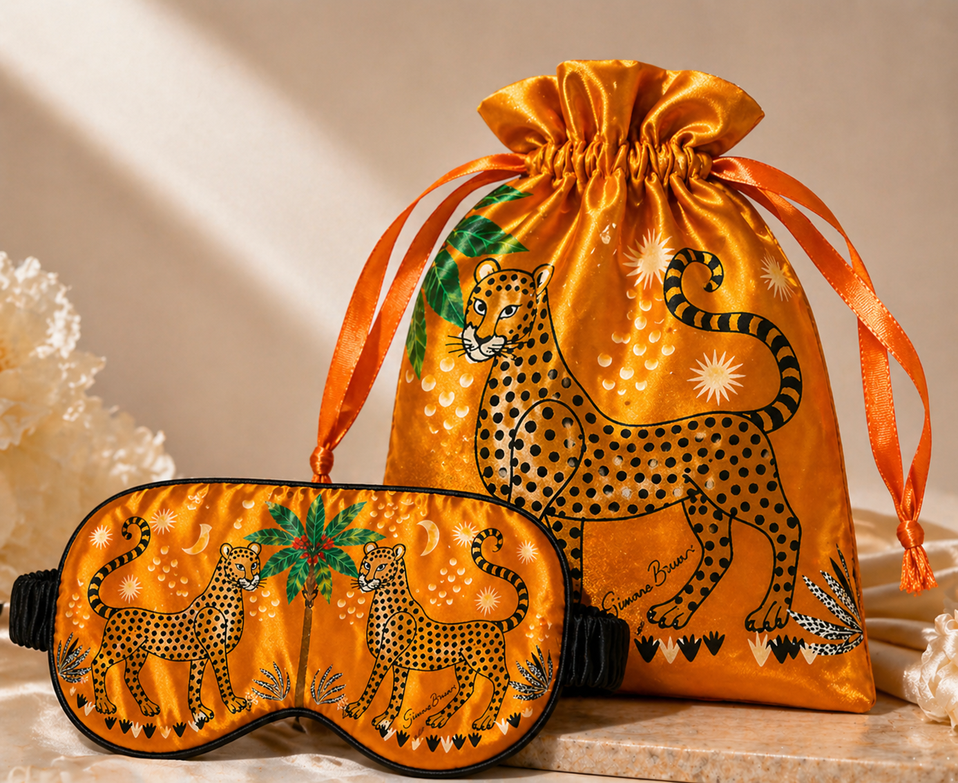 TWINS EYE MASK - ORANGE