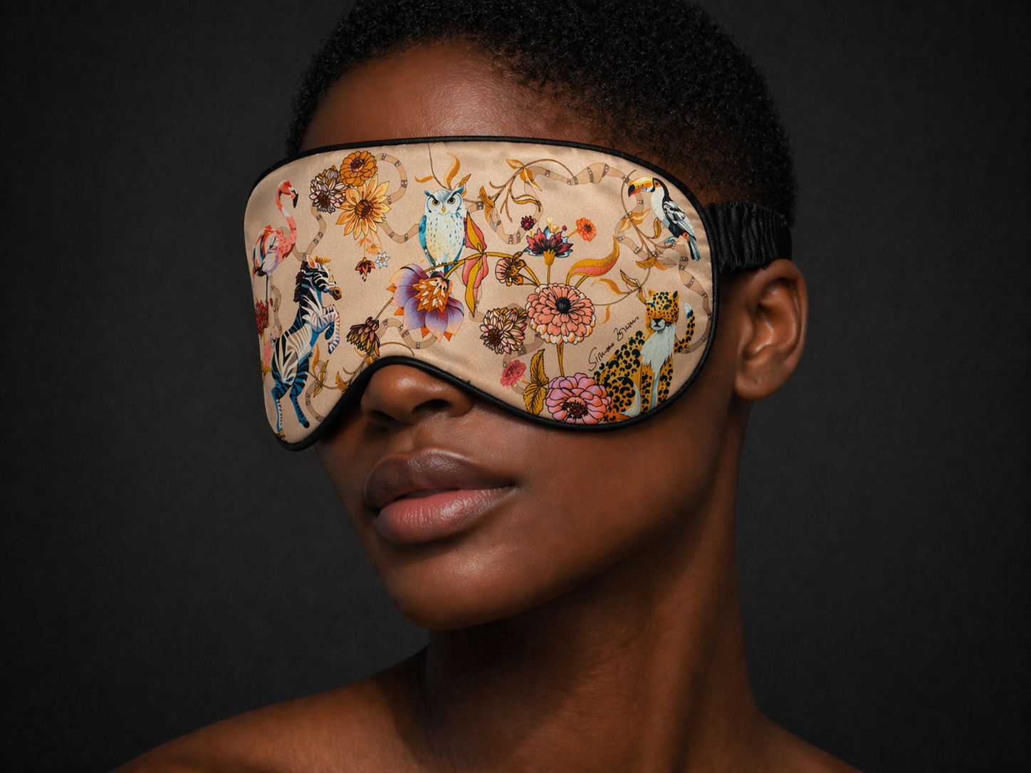 CANOPY EYE MASK - TAUPE