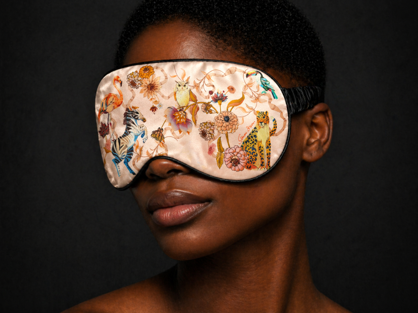 CANOPY EYE MASK - LIGHT ROSE