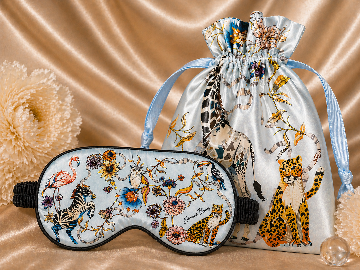 CANOPY EYE MASK - LIGHT BLUE
