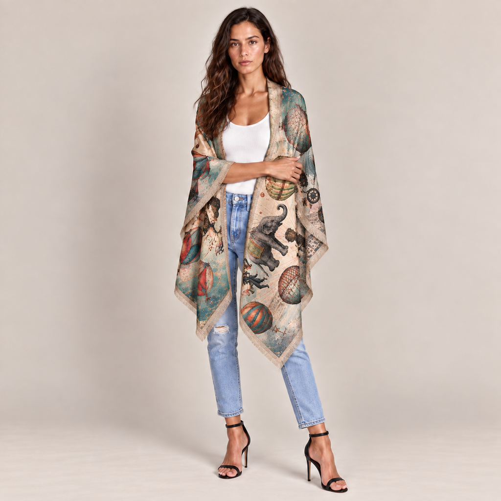 FABLE CASHMERE SCARF - TAUPE