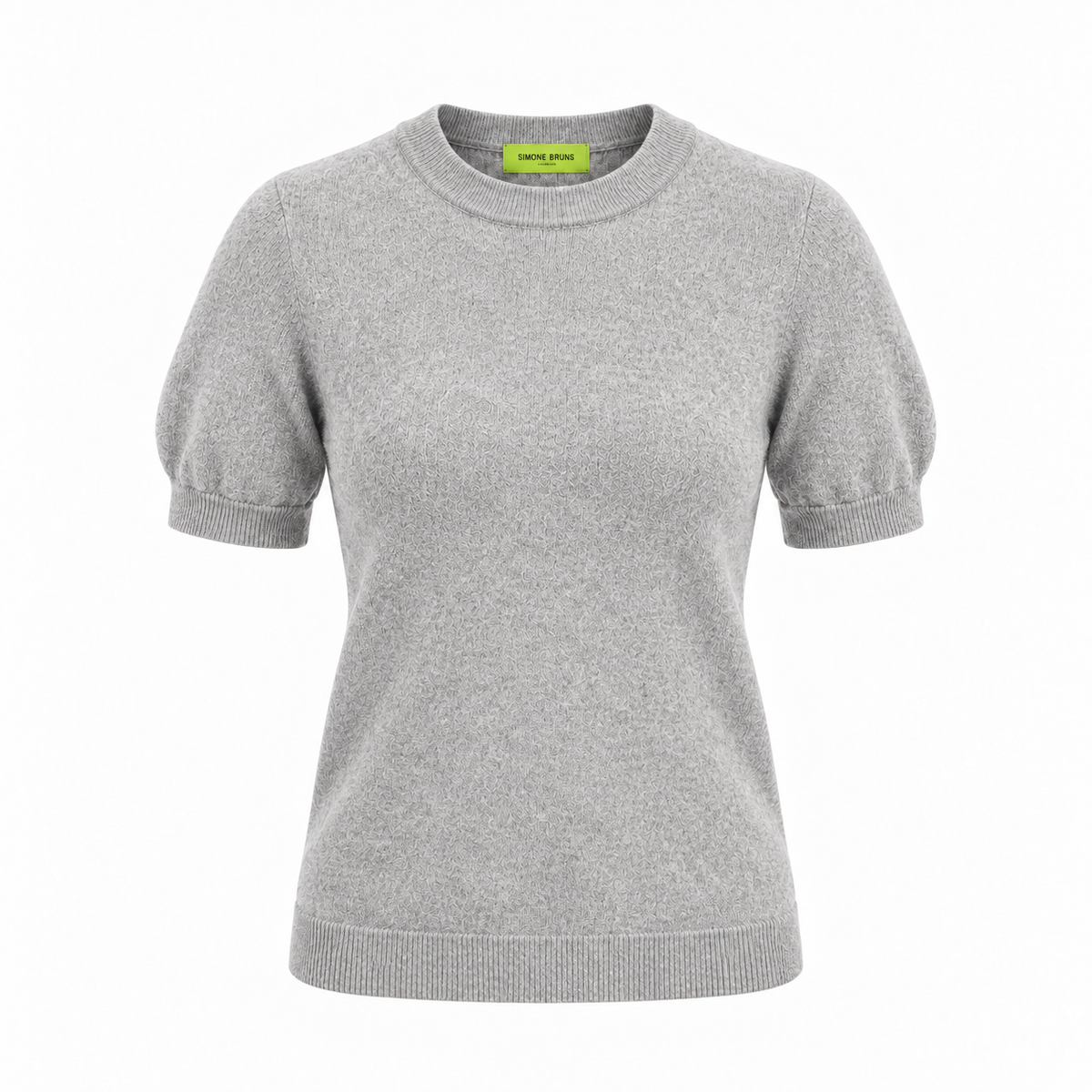 BRUSHED CASHMERE SHIRT - GREY