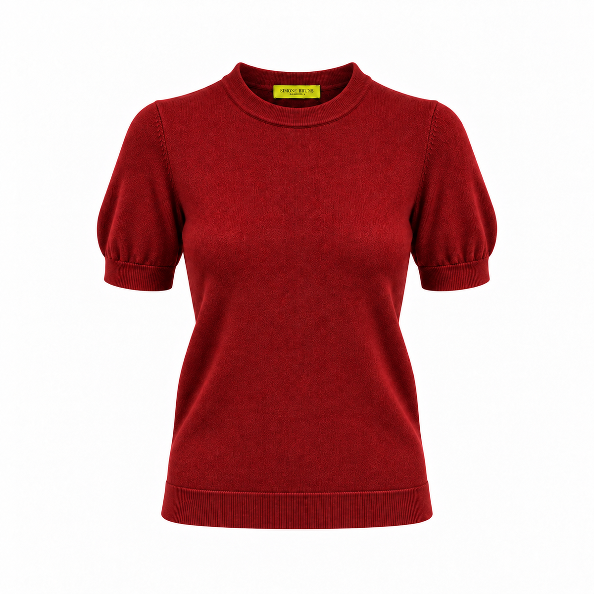 BRUSHED CASHMERE SHIRT - WINE