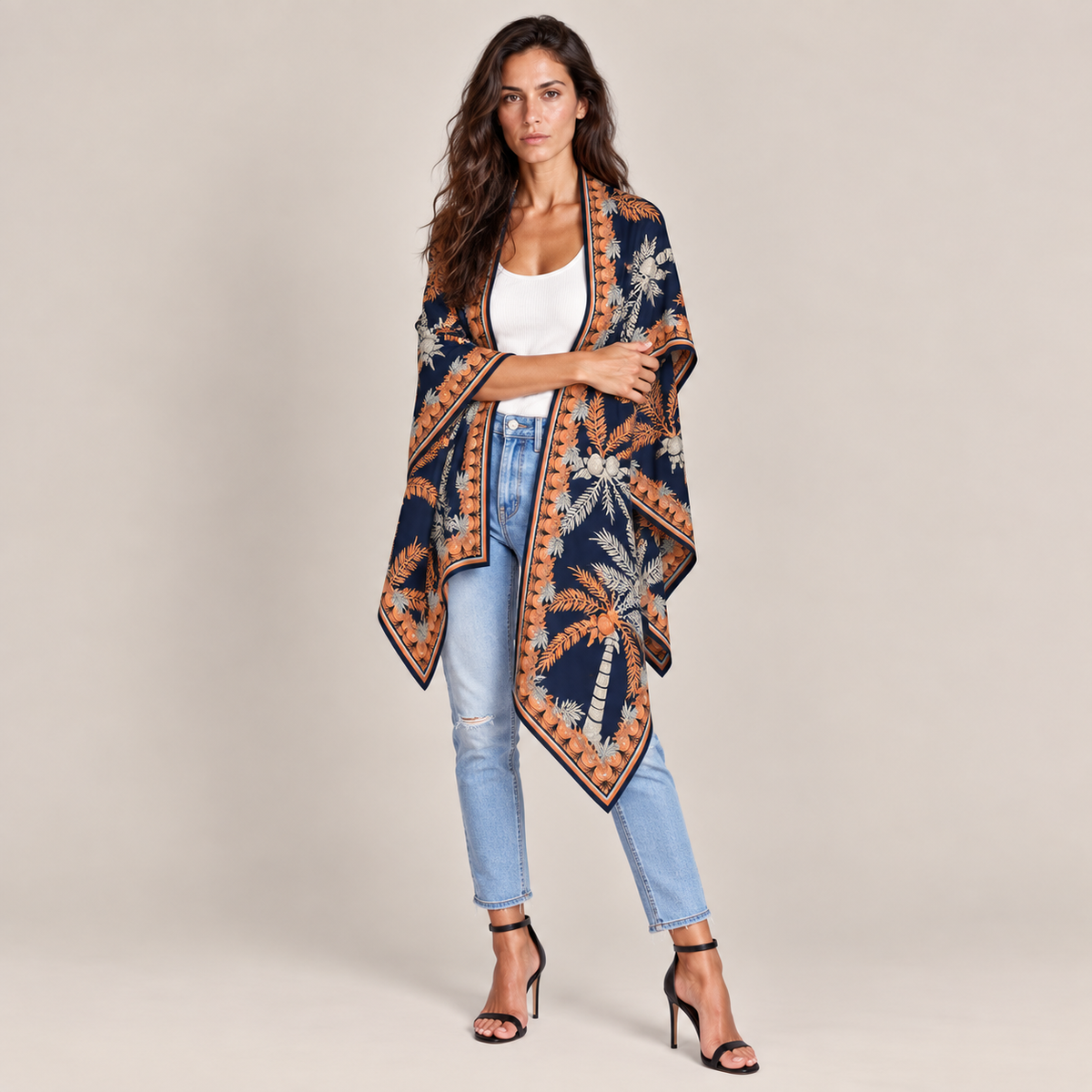 CALDERA CASHMERE SCARF - MIDNIGHT