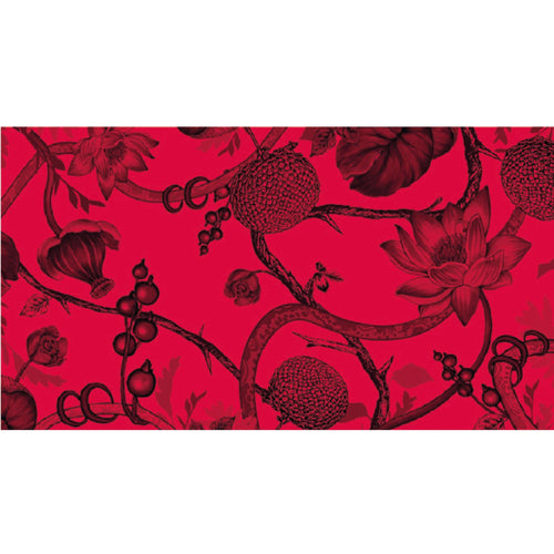 BOTANICAL FELTED CASHMERE  SCARF