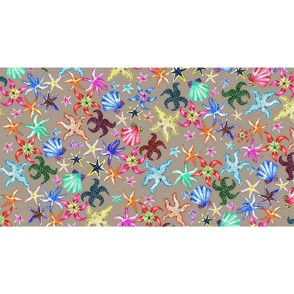 CORAL CASHMERE SCARF - TAUPE