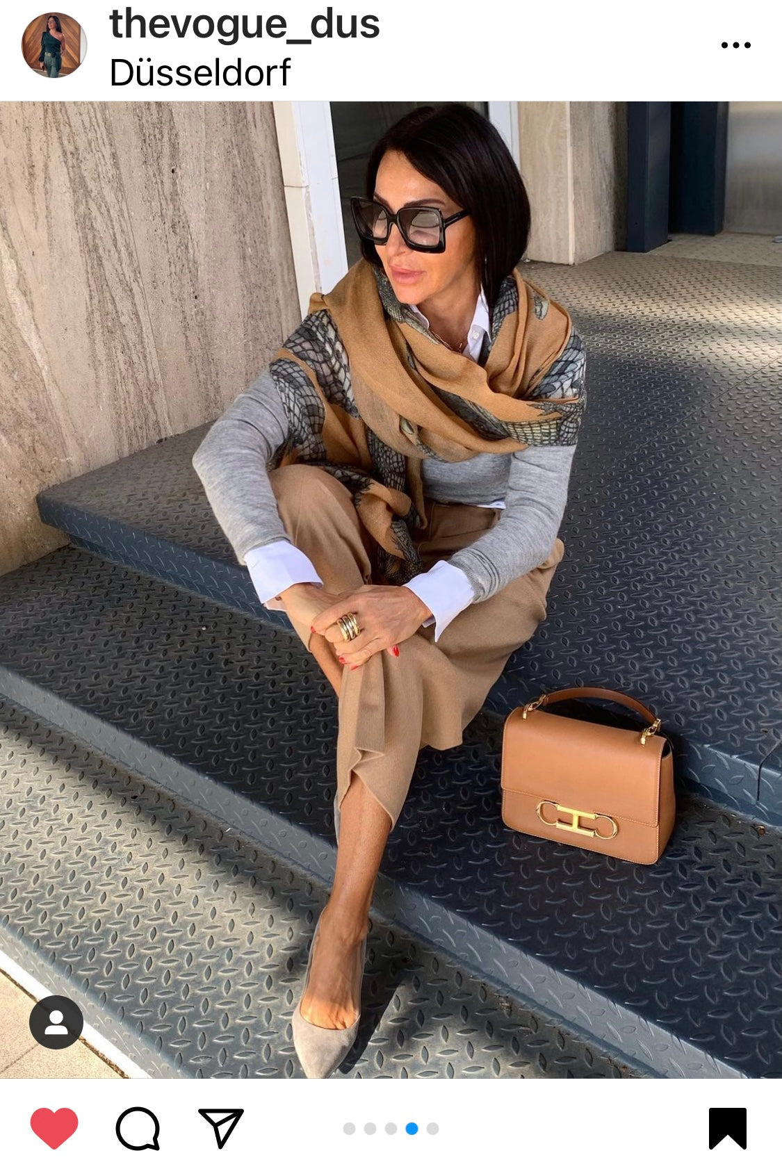 CROCODILE CASHMERE SCARF - JUTE