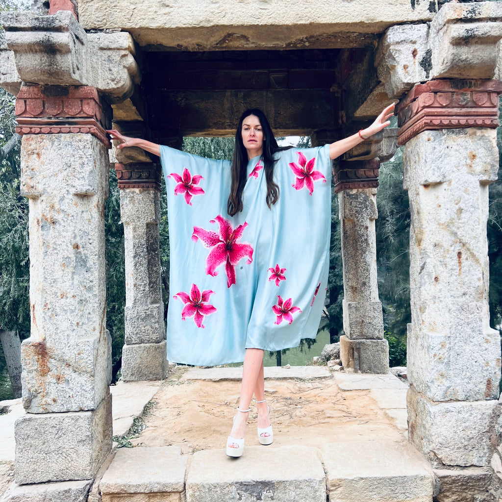 LILLY SILK TUNIC - MINT