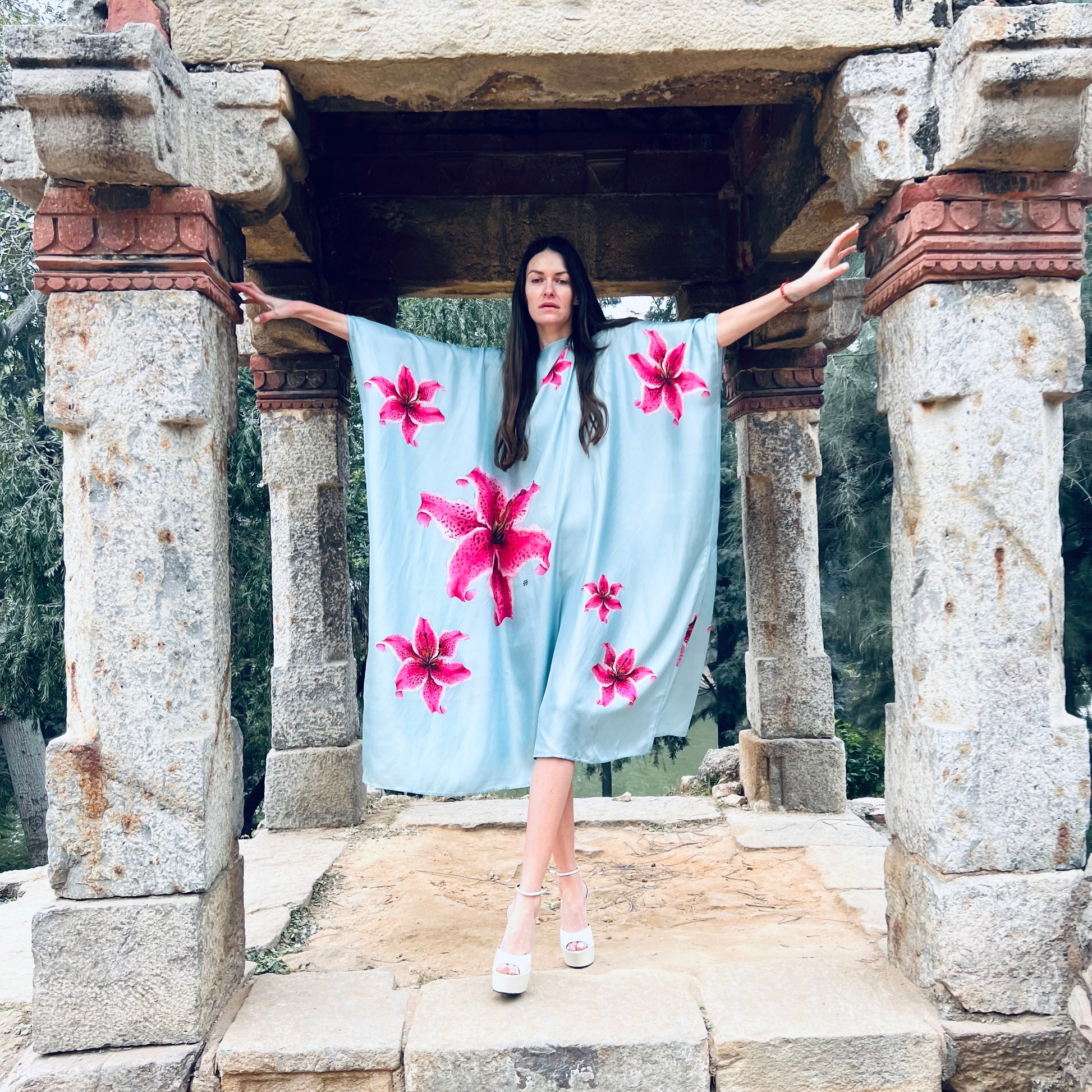 LILLY SILK TUNIC - MINT