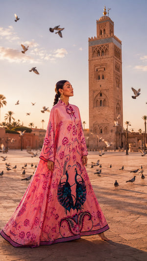 AZURE PRINCESS DRESS - ROSE