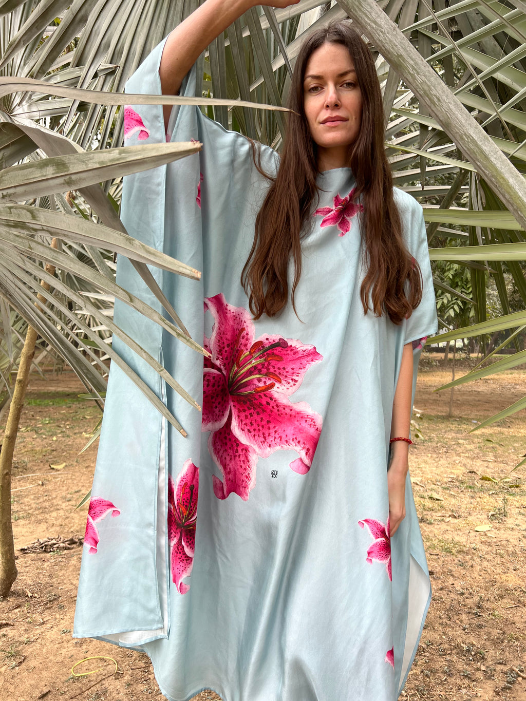 LILLY SILK TUNIC - MINT
