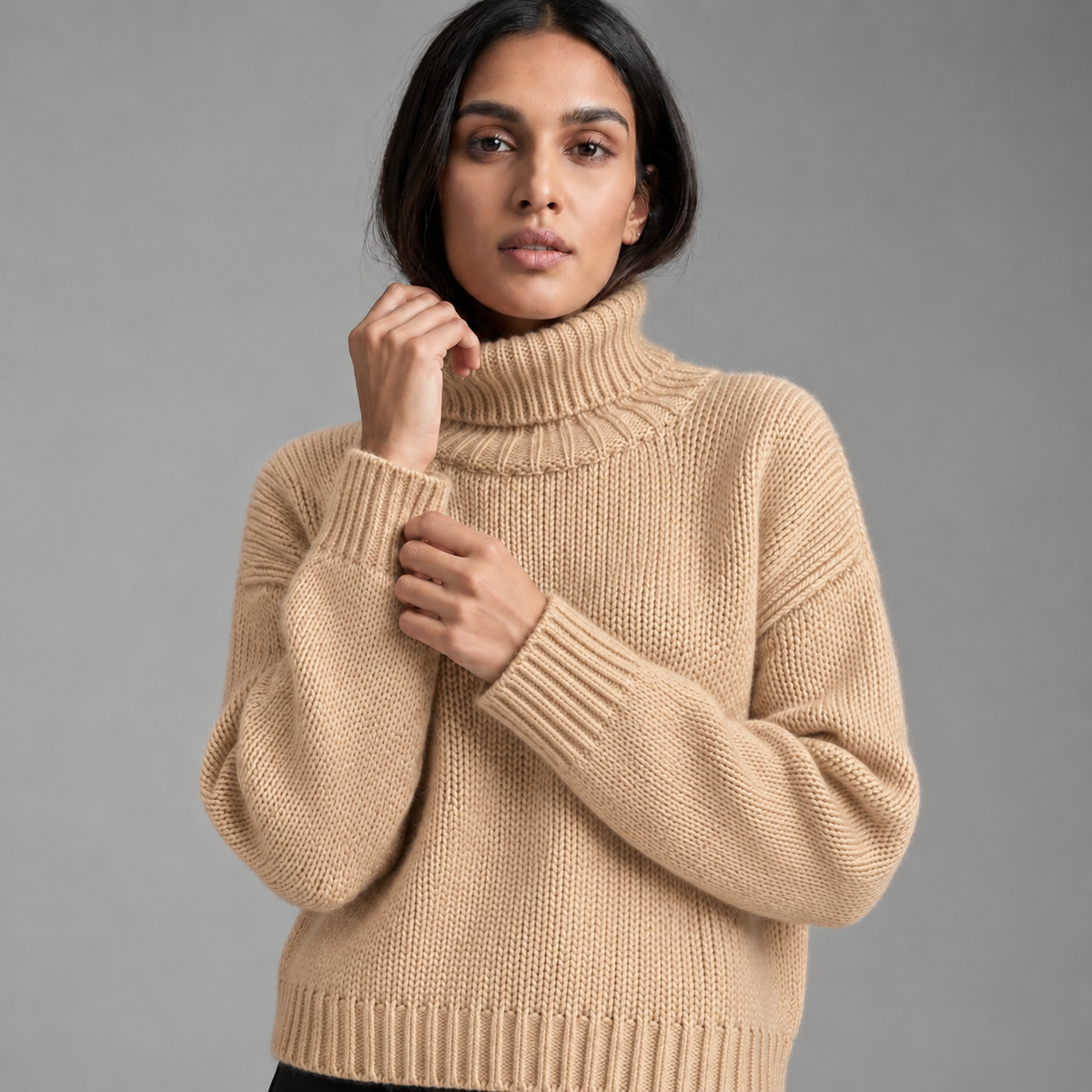 GABRIELLE SWEATER - CHANTERELLE