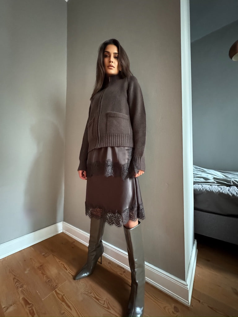 GIA CARDIGAN - TREACLE