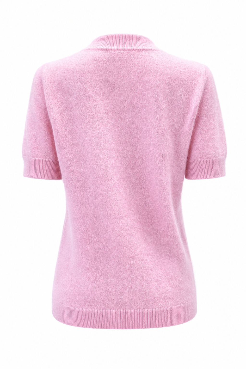 BRUSHED CASHMERE SHIRT - ROSE