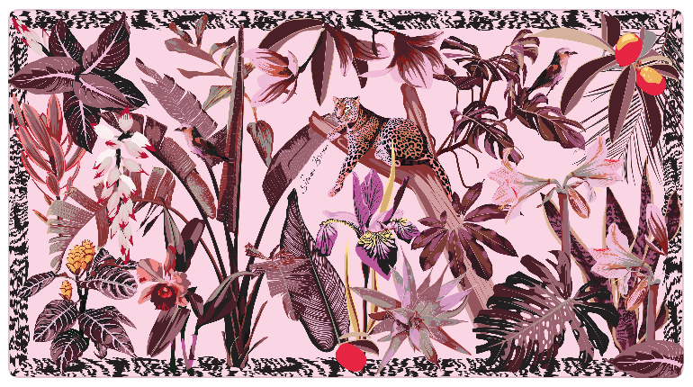INSTINCT CASHMERE SCARF - LIGHT ROSE