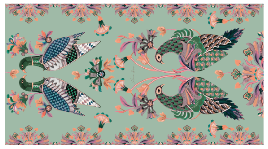 PASTELOVE CASHMERE SCARF - MINT