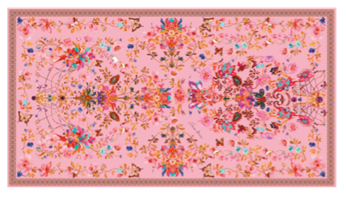 SUMMER CASHMERE SCARF - LIGHT CORAL