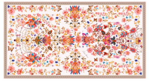 SUMMER CASHMERE SCARF - OFF WHITE