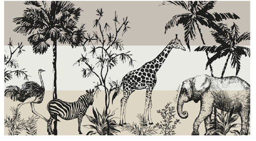 SAFARI CASHMERE SCARF - SOFT TONES