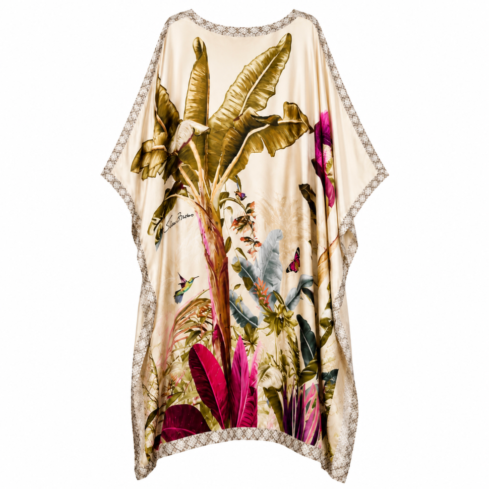 PARADISO SILK TUNIC - TAUPE