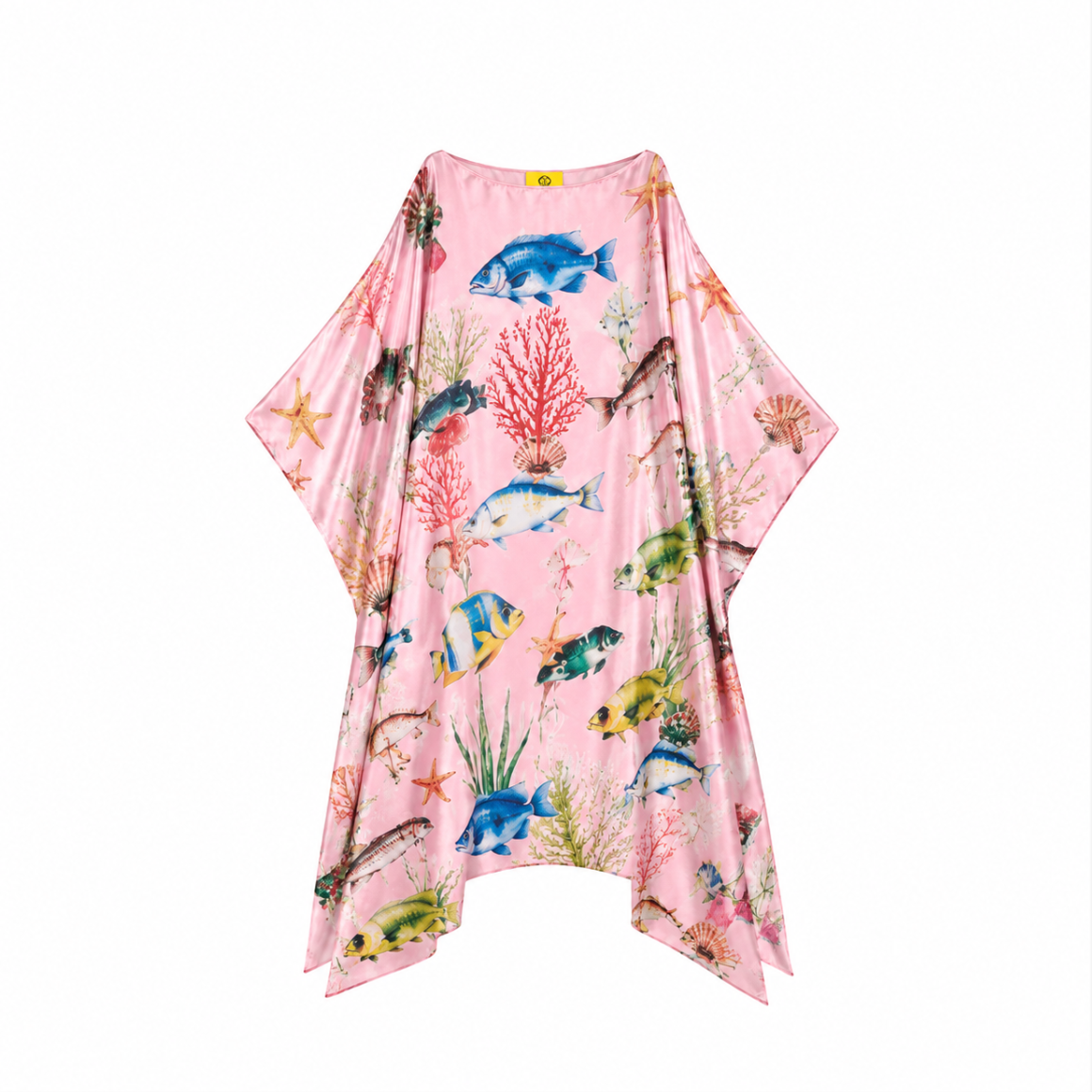 SHOAL SILK TUNIC – PINK