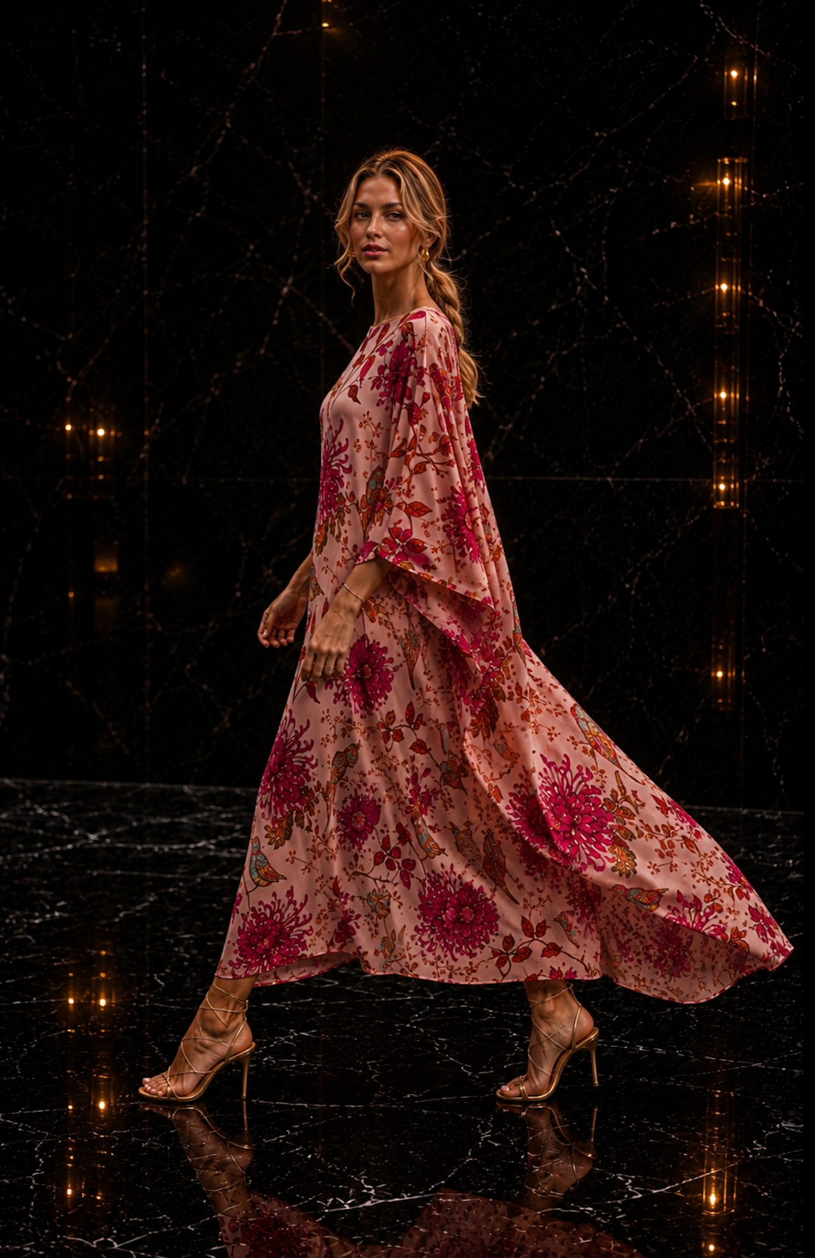 EDEN SILK TUNIC - ROSE