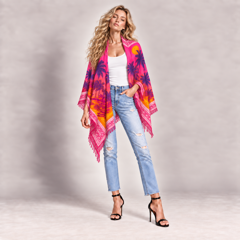SOLEA CASHMERE SCARF - PINK
