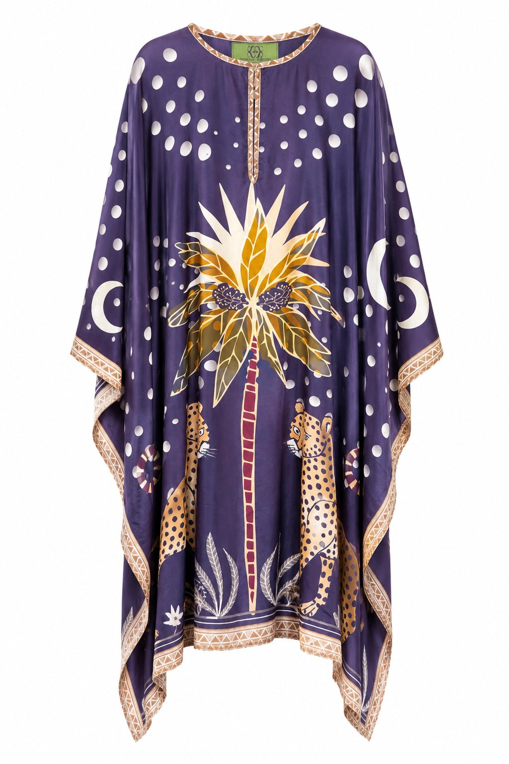 TWINS SELMA SILK DRESS - COMPOST