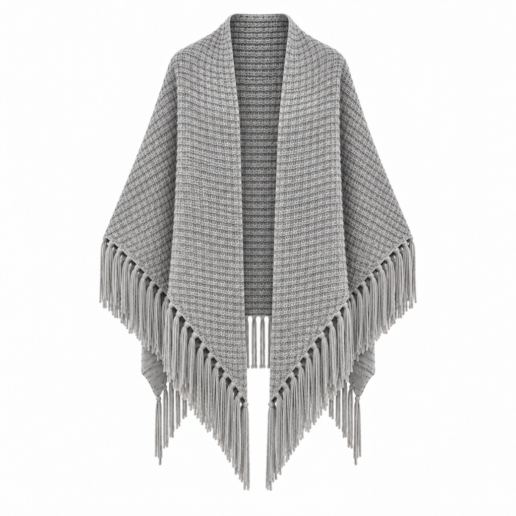 CELINA WAFFLE CAPE - HUSKY
