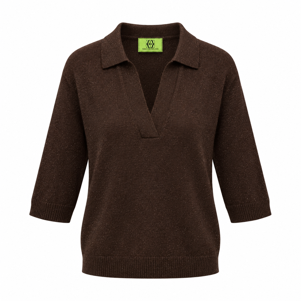 CROPPED POLO - TREACLE
