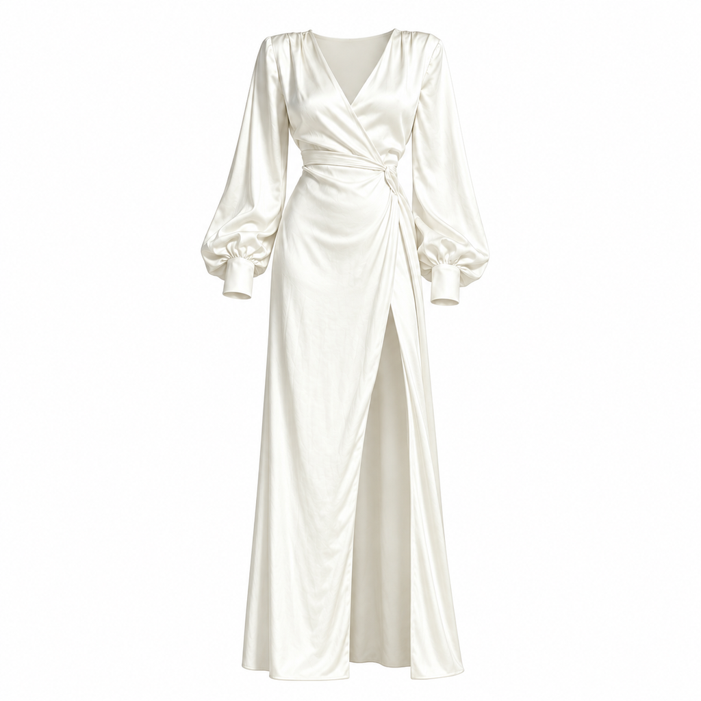MILLI DRESS PLAIN - CREME