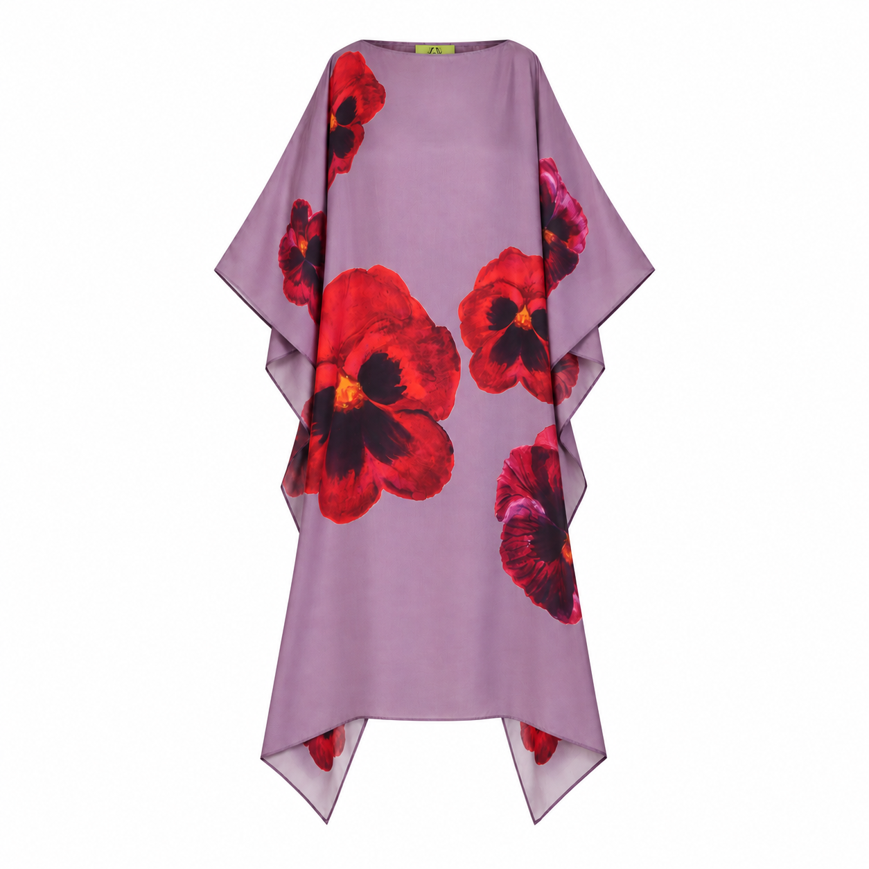 PANSY SILK TUNIC - plum