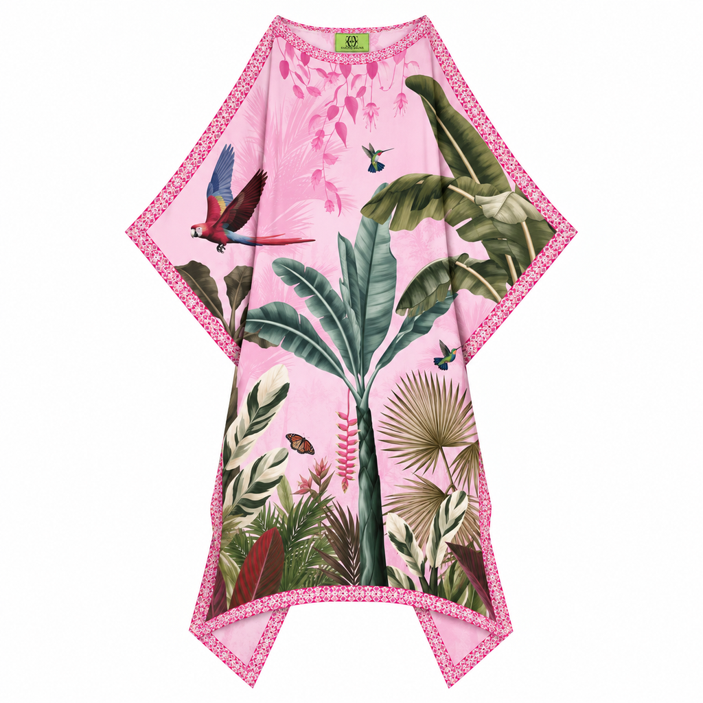 PARADISO SILK TUNIC - LIGHT ROSE
