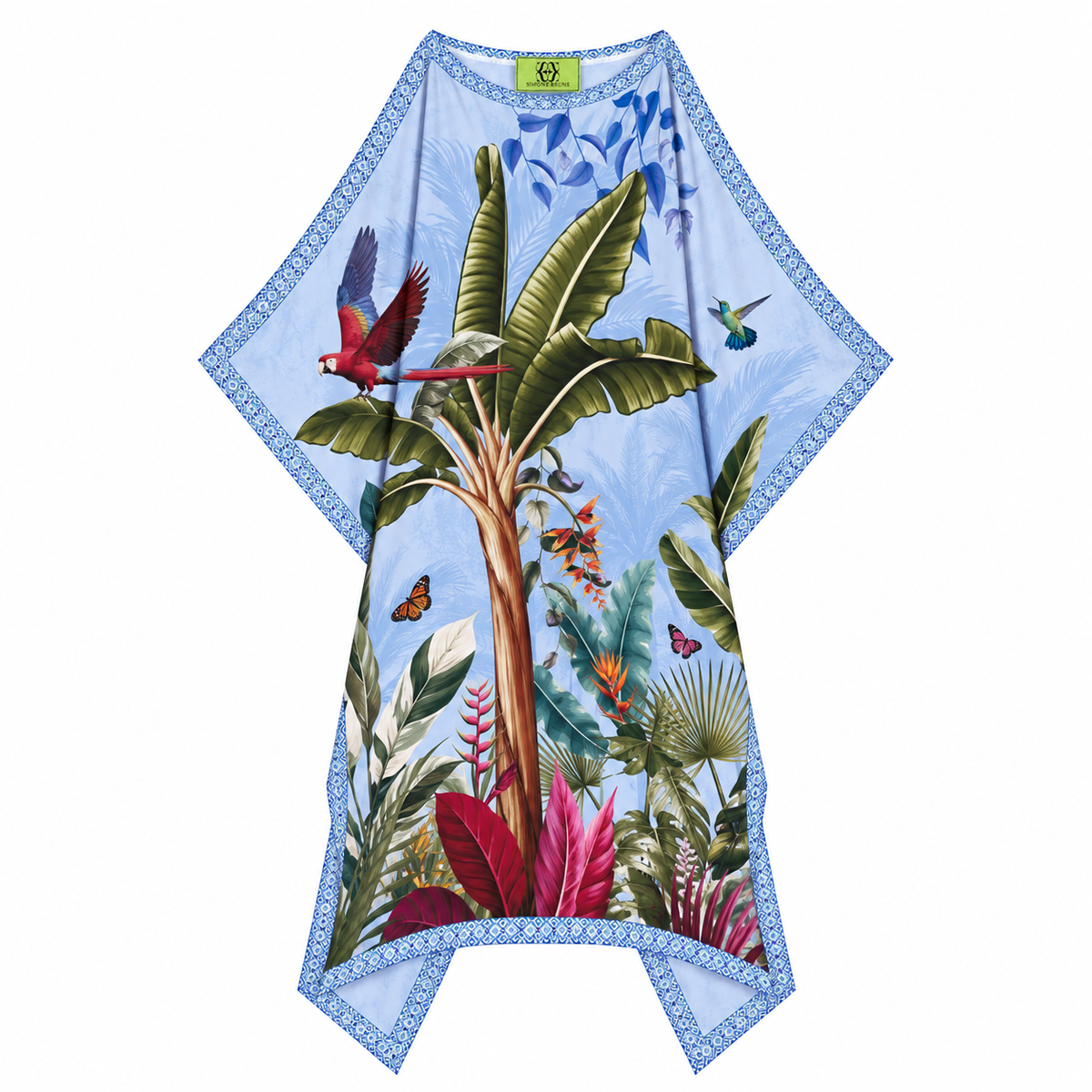 PARADISO SILK TUNIC - LIGHT BLUE