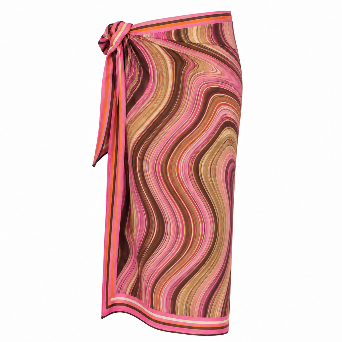 SWIRL  PAREO - ROSE