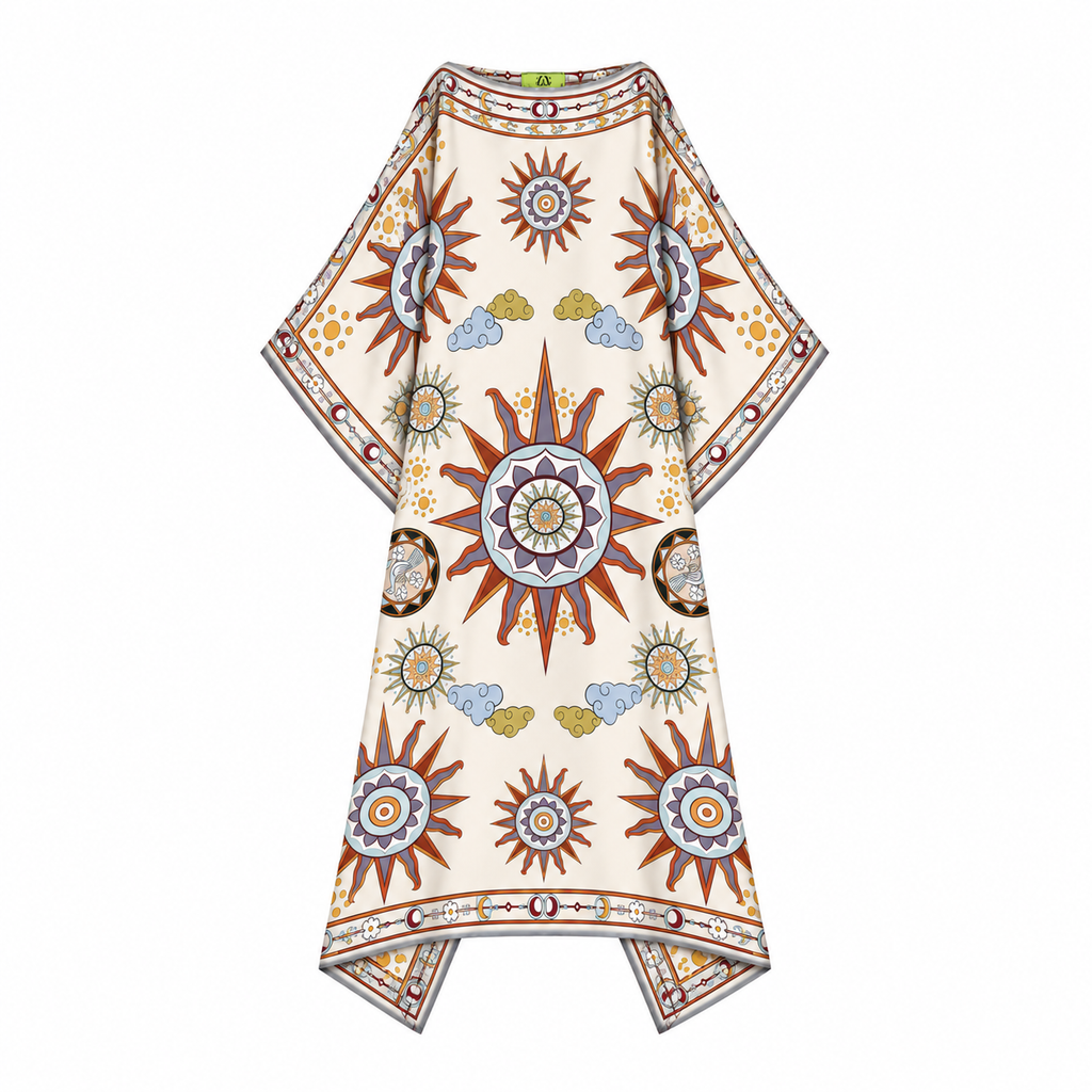 SOL SILK TUNIC - OFF WHITE